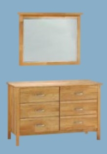 SHASHA DRESSER & MIRROR