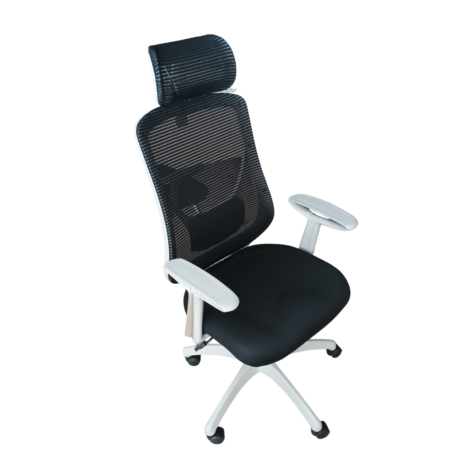 011221035015_ZH-C1168FX-1 OFFICE CHAIR BLACK Overall size: W64 xD58 x H116-126cm Back cushion size: 49 x 69 x 3cm Seat cushion size: 50 x 48 x 8cm