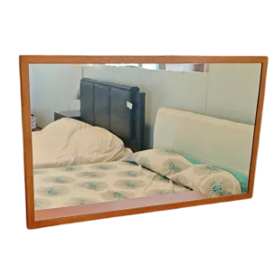 CASSANDER WOODEN MIRROR 100X80X2.5 CHERRY