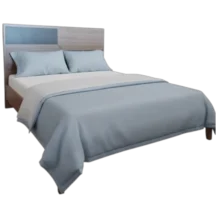 QUEEN SIZE BED - COVENTRY - melamine - Oak - 160x200cm