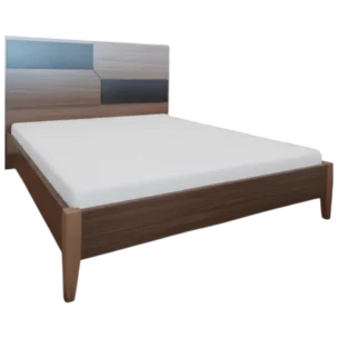QUEEN SIZE BED - COVENTRY - melamine - Oak - 160x200cm