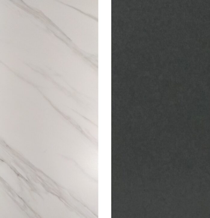 White Marble & Grey