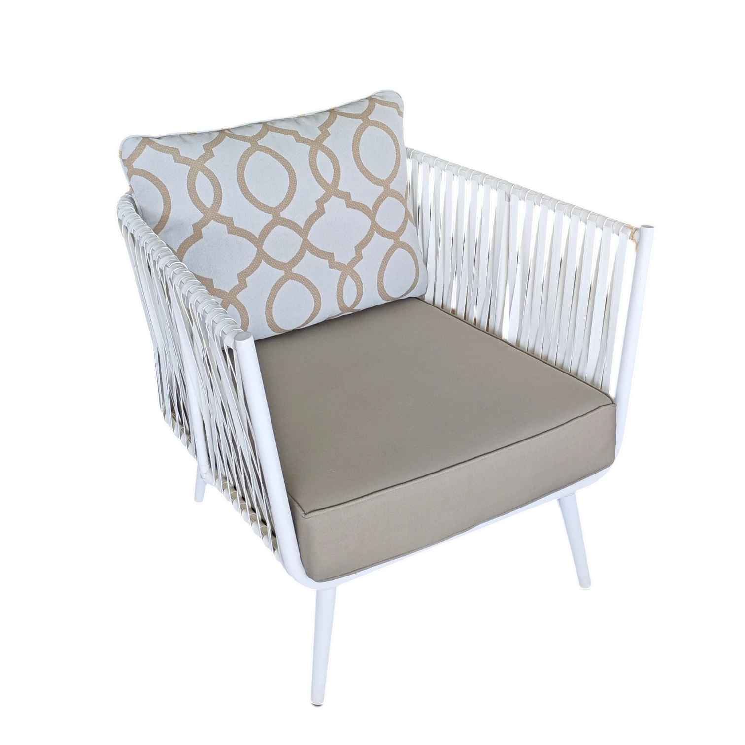 001043037121-TF-C17826-1 -side Malaga 1 Sofa — Wicker — White— 80(W) x 78(D) x 70(H) cm