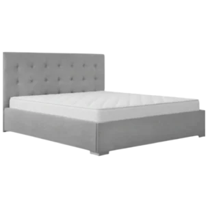 Double Bed - Fabric- Lighr Grey - 150x200cm