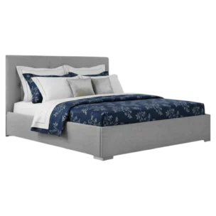 Double Bed - Fabric- Lighr Grey - 150x200cm