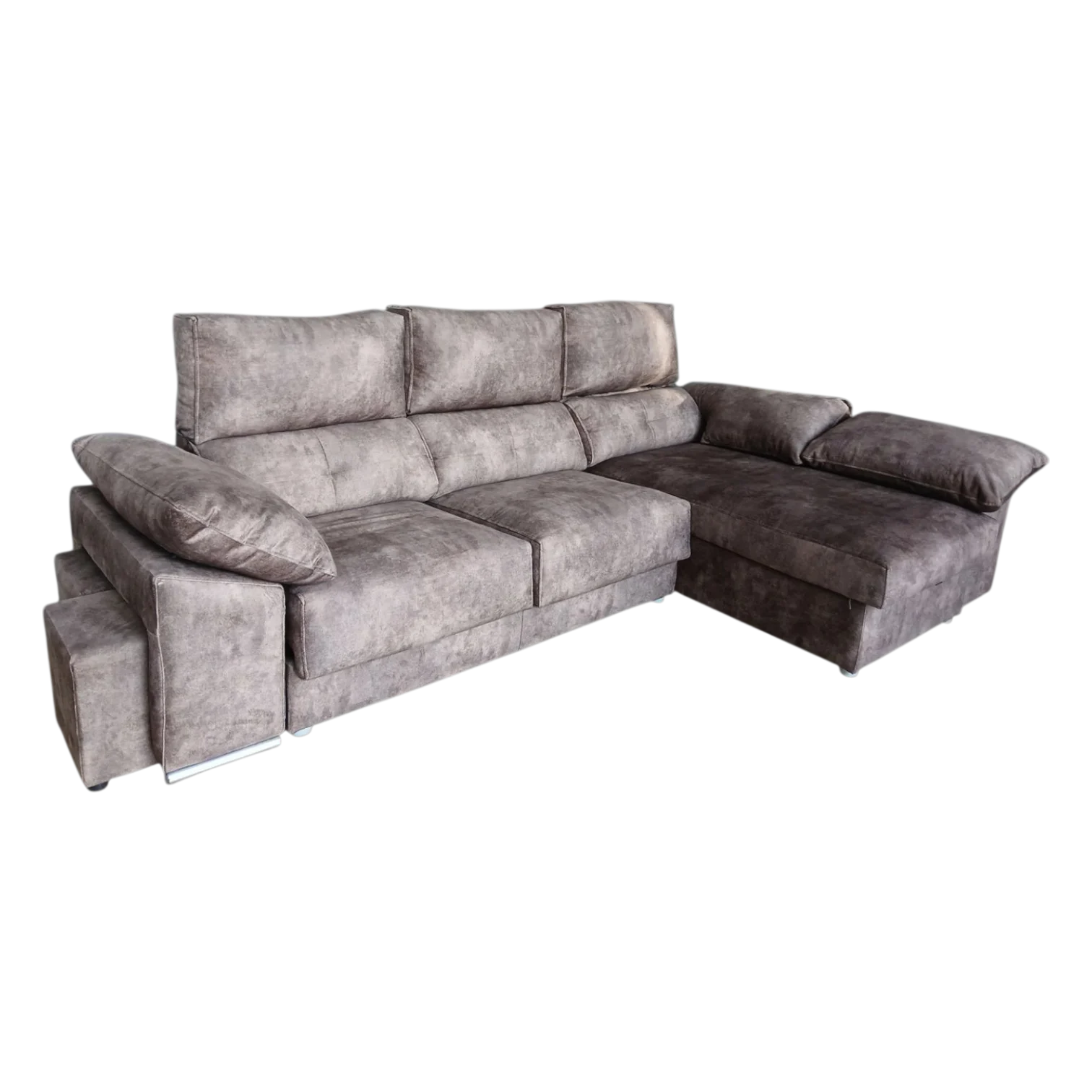 012326041001_MAP-CLASSIC_brown_1 Rabat Corner Sofa - Brown - Velvet - 151x282xH105cm