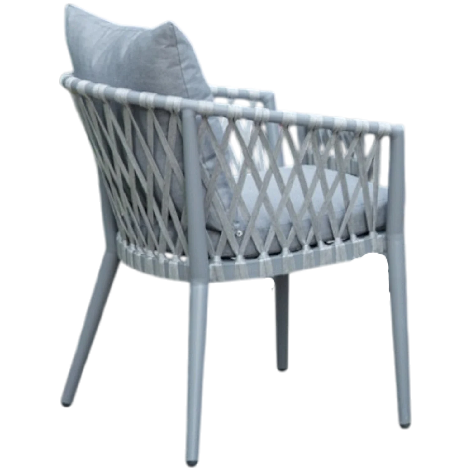 1137037301_Picture OutDoor Armchair — Aluminum, Fabric — Grey - L62xD62xH74cm