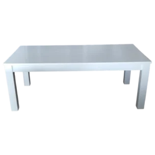 VERSY 120x60x45cm - White-Solid wood coffee table