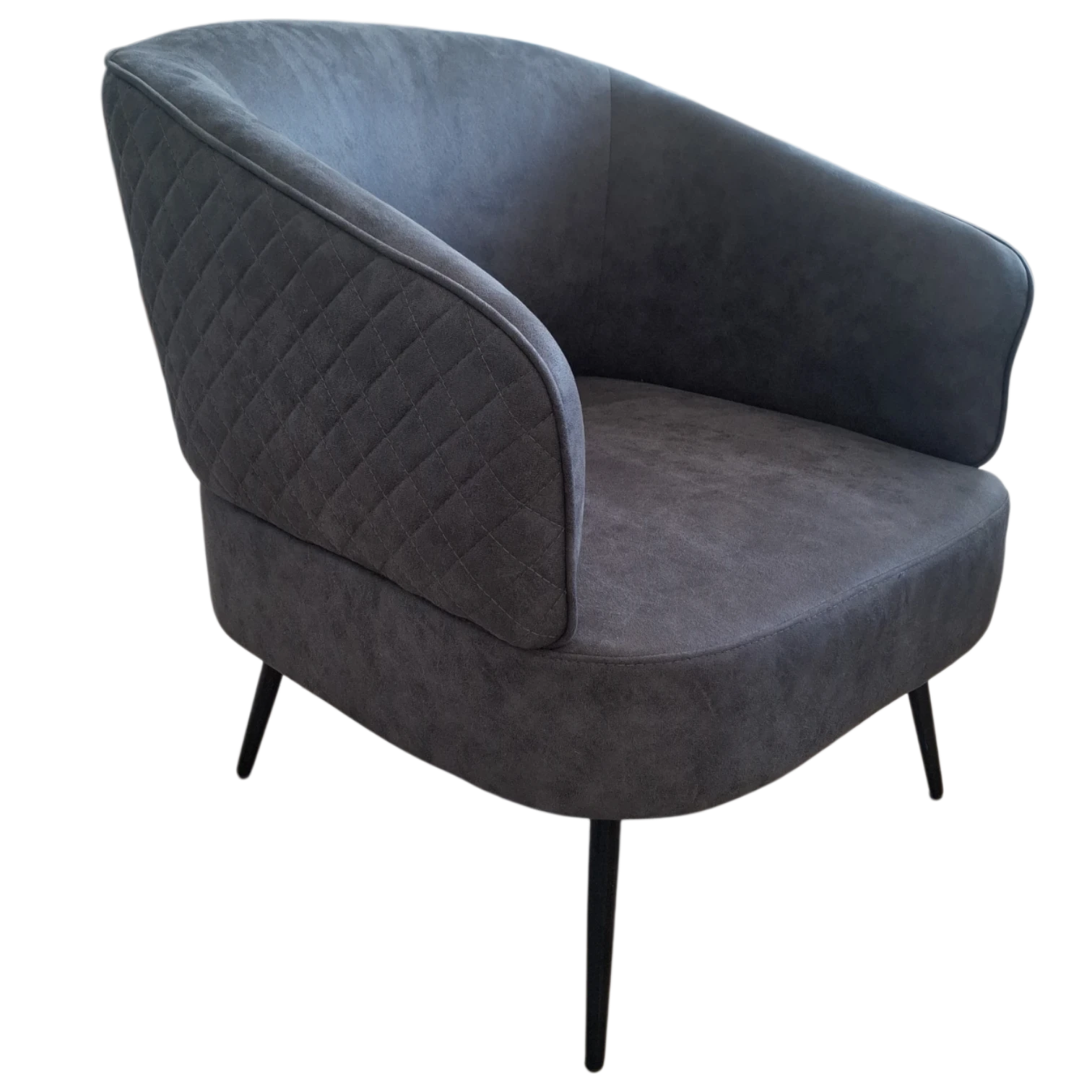 012208039054_UL-HSF212001_dark grey Living Room 1st Sofa - Zabbar — Fabric — Dark Grey