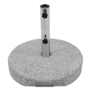 Round Umbrella Base - 35kg - STAINLESS STEEL TUBE Granite