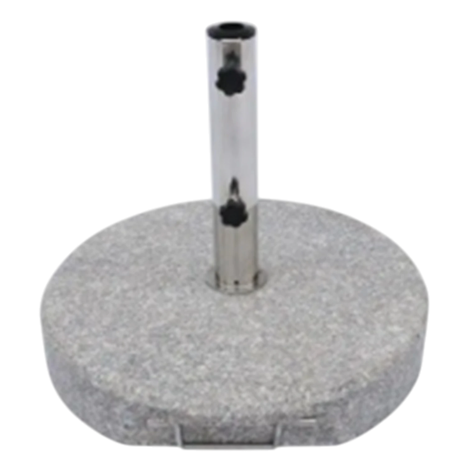 001328006003-AC-GR35-021 Round Umbrella Base - 35kg - STAINLESS STEEL TUBE Granite