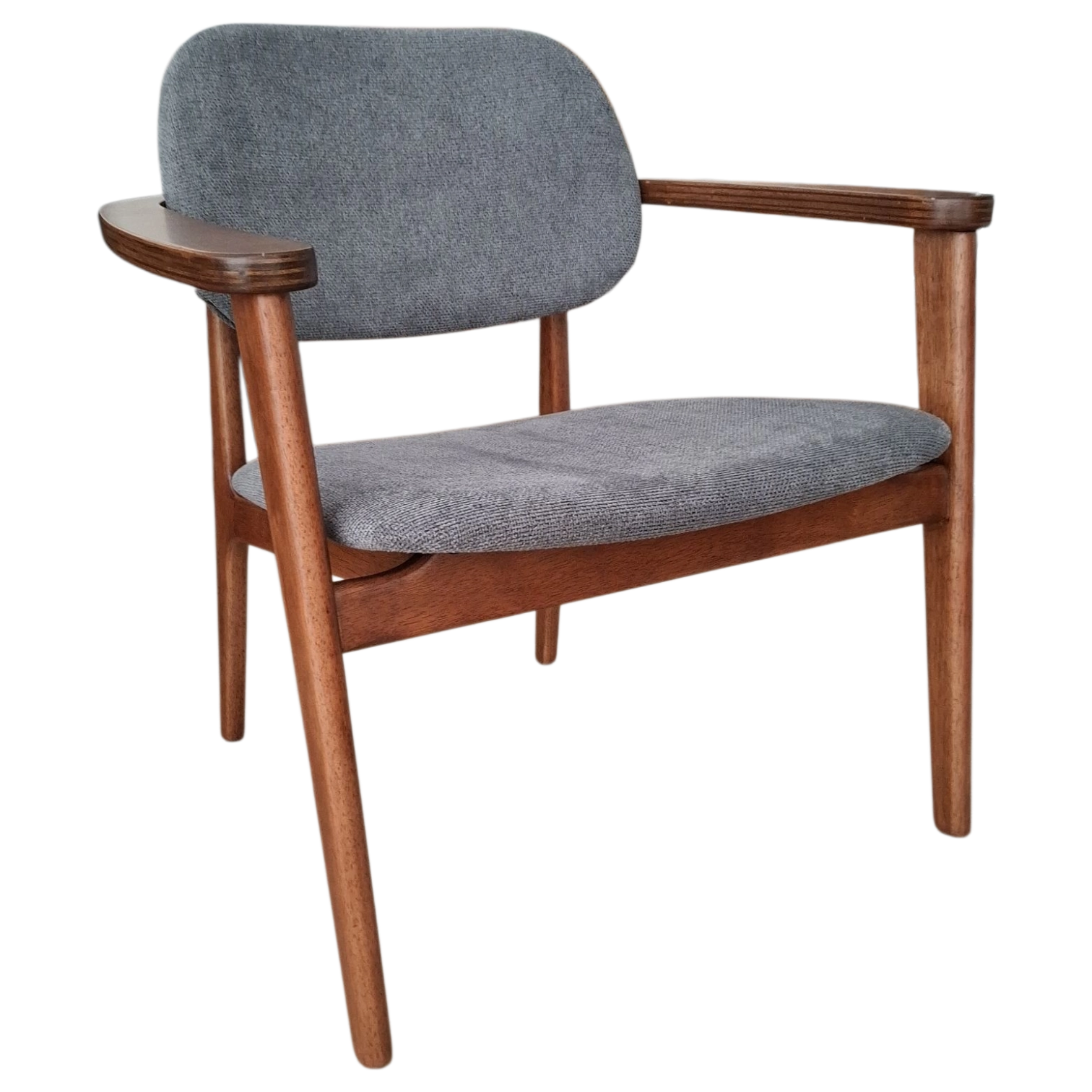 012034039050_TMH-631-2_Charcoal_Grey (6) LOUNGE CHAIR Armchair W65.5xD59xH72.5cm Livingroom Indoor Grey