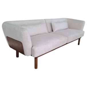SOFA 3-SEAT W217xD80xH71cm White Indoor
