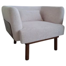 SOFA 1-SEAT W94xD80xH71cm White Indoor Livingroom