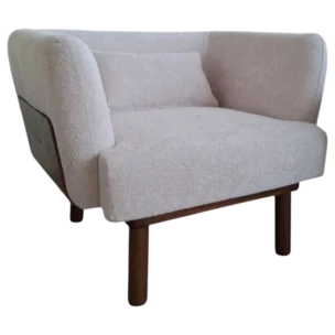 SOFA 1-SEAT W94xD80xH71cm White Indoor Livingroom