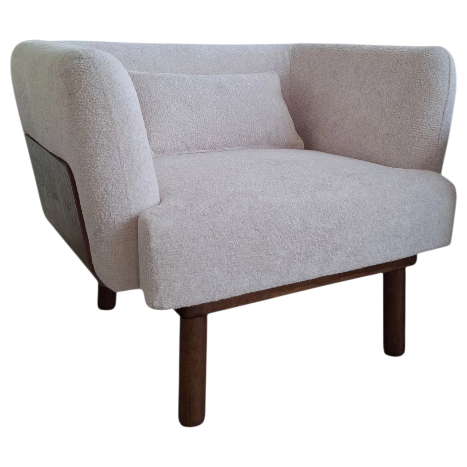 012034041002_TMH-670-1 (4) SOFA 1-SEAT W94xD80xH71cm White Indoor Livingroom