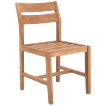 Out Door Dining Chair - Jasmine - Teak,Wood - W46xD58xH85cm