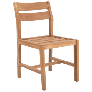 Out Door Dining Chair - Jasmine - Teak,Wood - W46xD58xH85cm