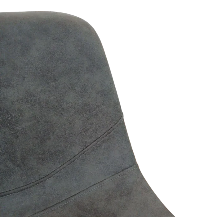 BarStool - Victoria - Microfiber - Dark Grey- W47.5xD50xH98(SH73)cm