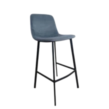 BarStool - Victoria - Velvet - Grey- W47.5xD50xH98(SH73)cm