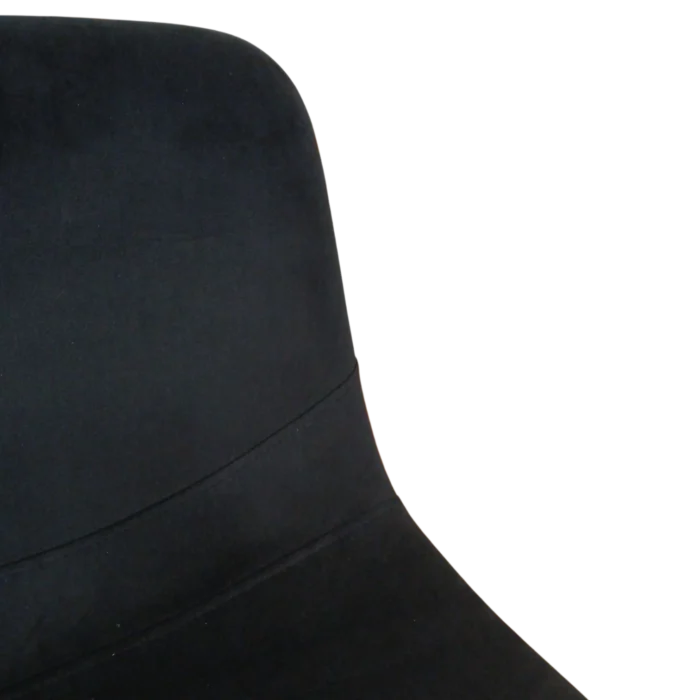 BarStool - Victoria - Velvet - Black - W47.5xD50xH98(SH73)cm