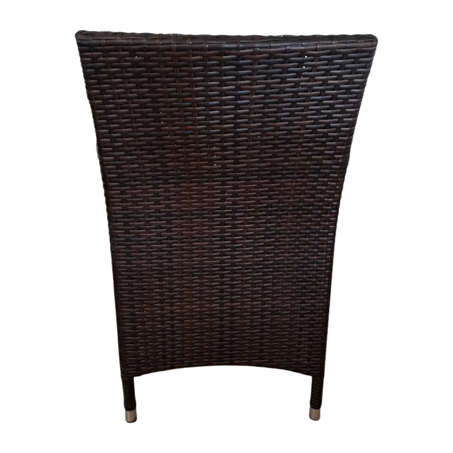 001043037017_FY-C02706 4_DarkBrown Alice 2 Armchair — Aluminum, Wicker - Dark Brown - L57xD58xH85cm