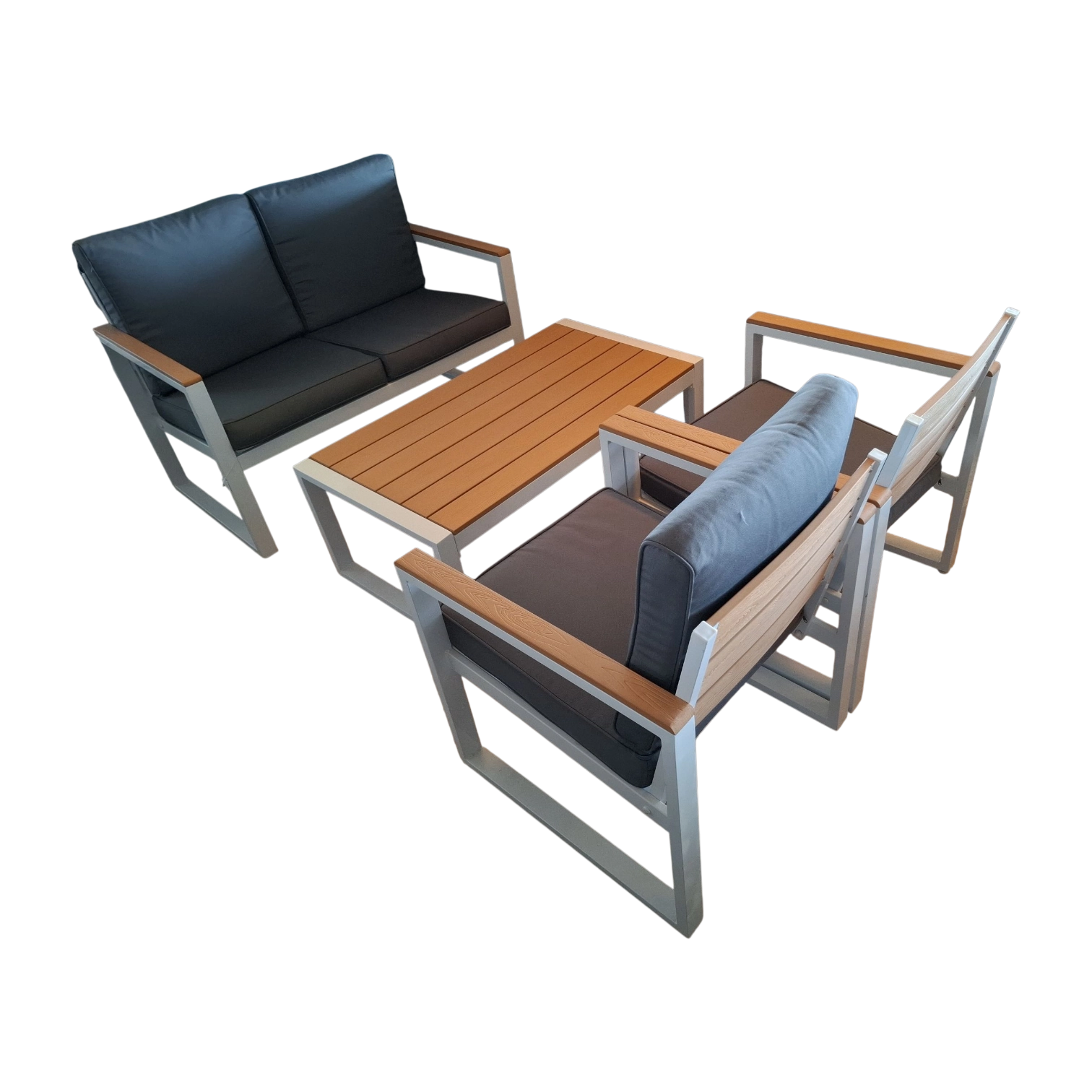 001186037005_AG-NAPOLITANO 1 NAPOLITANO Aluminum Sofa Set - Plastic