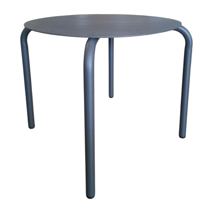 Round OutDoor Side Table - Milo -Aluminium - Dark Grey - 62.5xH41.5cm