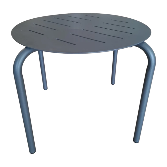 Round OutDoor Side Table - Milo -Aluminium - Dark Grey - 62.5xH41.5cm