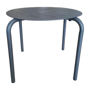 Round OutDoor Side Table - Milo -Aluminium - Dark Grey - 62.5xH41.5cm
