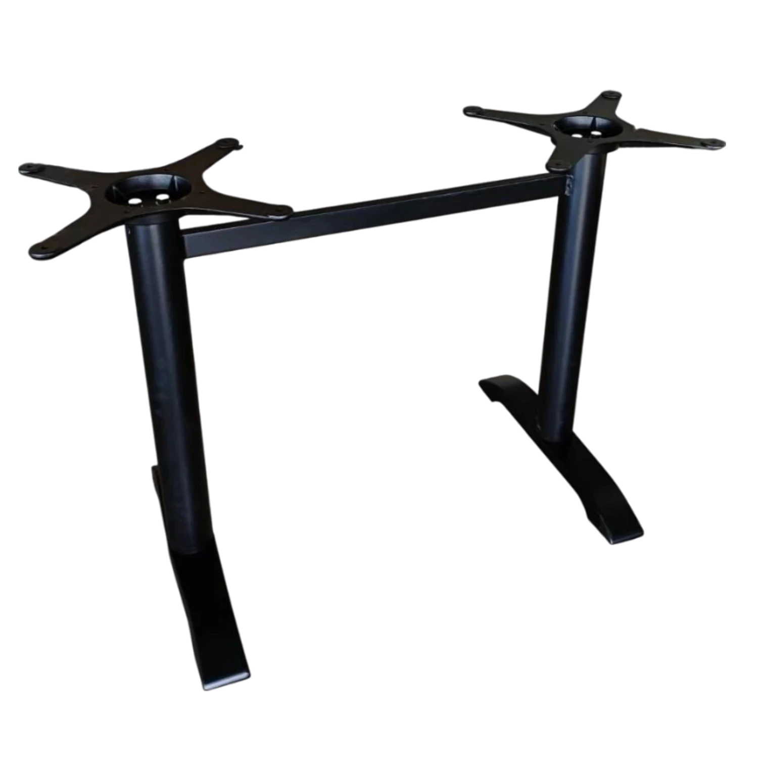 001268037022-EA-E9624H CAST IRON TABLE Double BASE RECTANGULAR 56x108x72cm