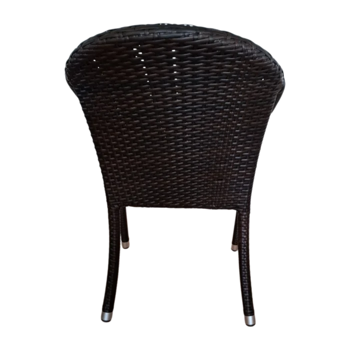 Bianca — Aluminum, Wicker — 55(L) x 65(D) x 84(H) cm - DarkBrown