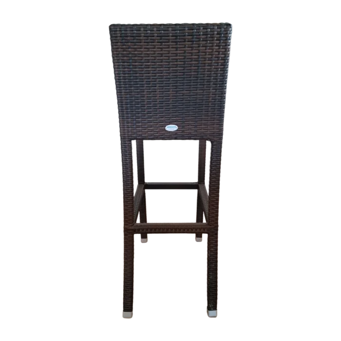 ALUM.INIUM WICKER BAR STOOL