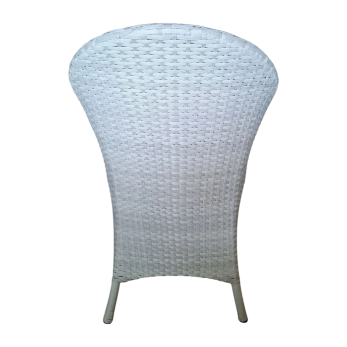 ALUMINIUM WICKER CHAIR WITH CUSHION OUTDOOR