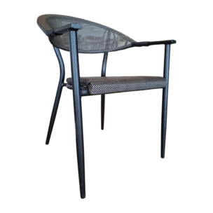 ALUMINIUM TEXTLINE ARMCHAIR OUTDOOR