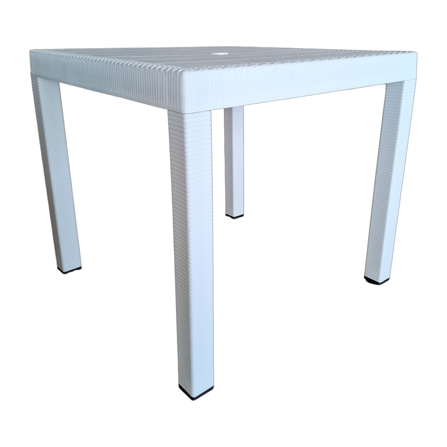 001231004014_JP-CARIBE 1_White Out Dooor side table - Plastic- Caribe - White