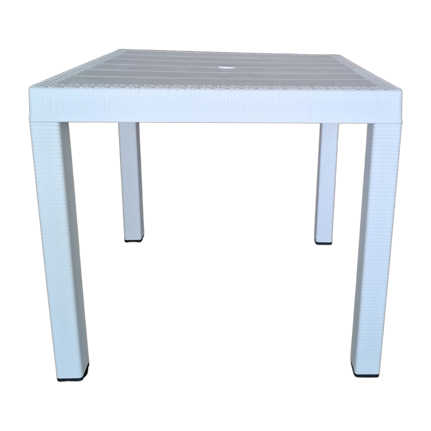 001231004014_JP-CARIBE 2_White Out Dooor side table - Plastic- Caribe - White