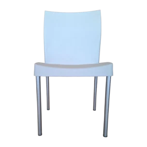 SARA PLASTIC CHAIR ALUMINIUM LEGS