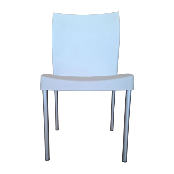 SARA PLASTIC CHAIR ALUMINIUM LEGS