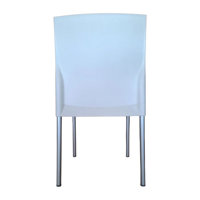 SARA PLASTIC CHAIR ALUMINIUM LEGS