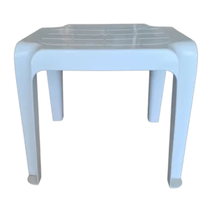 Out Dooor side table - Plastic-Marbelha - White