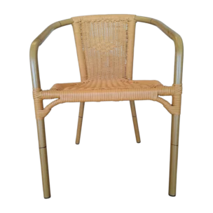 ALUMINIUM CHAIR ROUND RATTAN AL-510