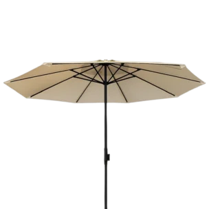 UMBRELLA ROUND 3.0m ALUMINIUM POLE, STEEL RIBS