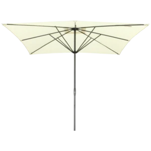 UMBRELLA 2.5x2.5m ALUMINIUM POLE, STEEL RIBS