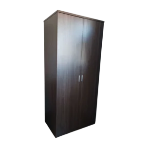 Wardrobe - Melamine - Walnut Grey - W90xD60xH200cm