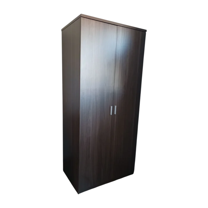 Wardrobe - Melamine - Walnut Grey - W90xD60xH200cm