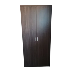Wardrobe - Melamine - Walnut Grey - W90xD60xH200cm