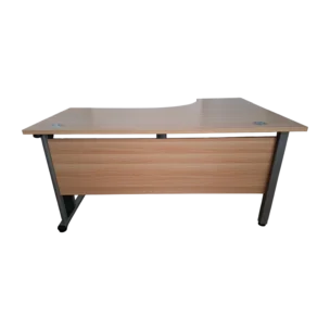 Oslo-Corner Office Desk - MELAMINE,METAL - OAK-160x120x72.5xH75