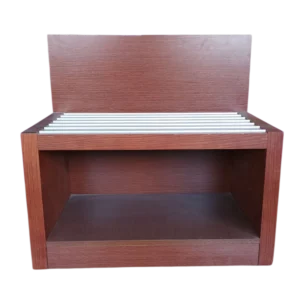 Luggage Stand - Bristol - Wood- Walnut - 80x52xH45/75 cm