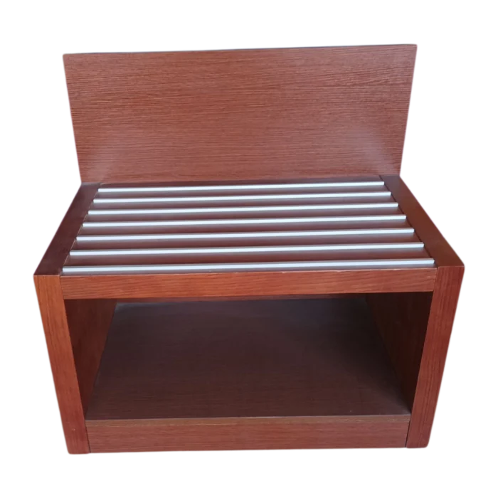Luggage Stand - Bristol - Wood- Walnut - 80x52xH45/75 cm